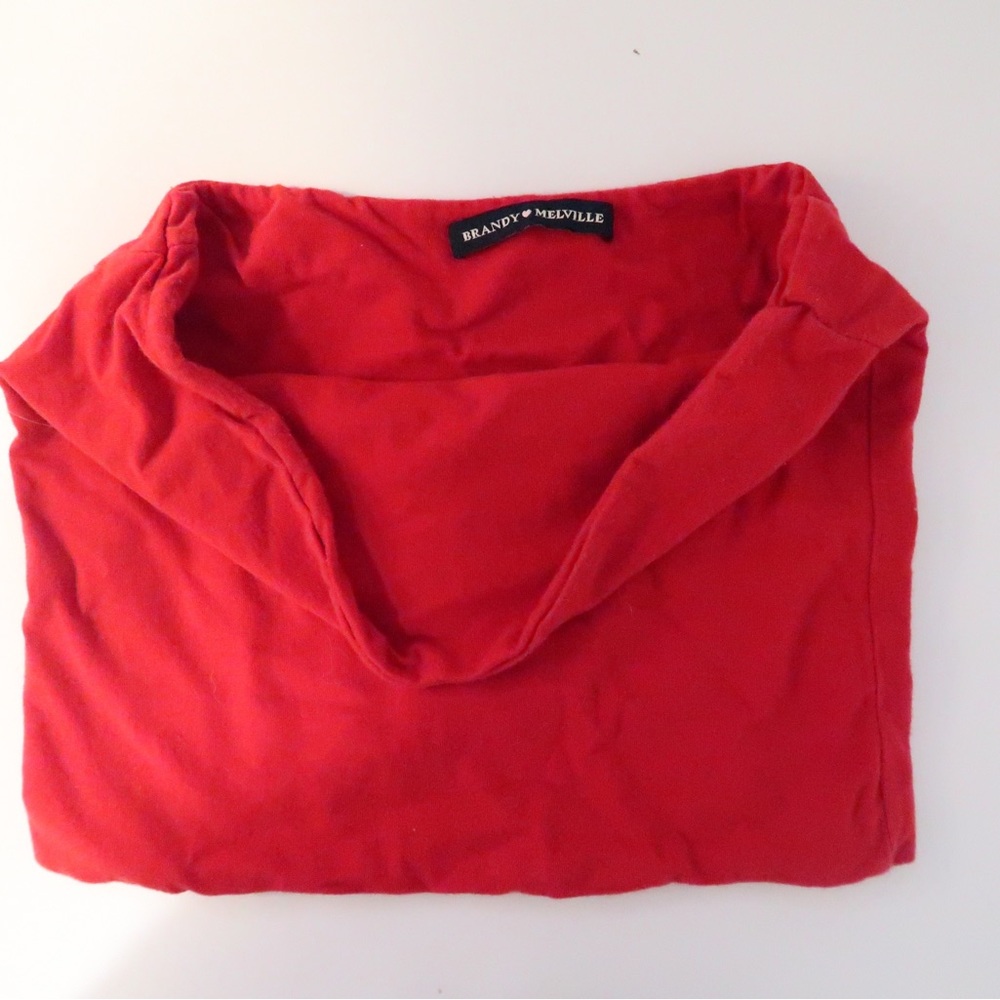 Red Brandy Melville Tube Top